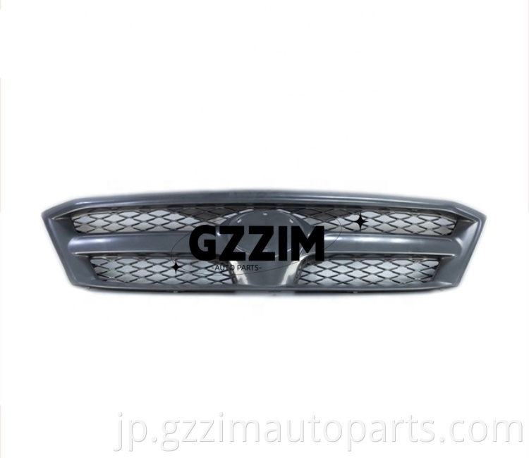 ABS Plastic Middle Grille Front Grille Guard Auto Bumper Chromed Grille Trim For Vigo 2004-2007